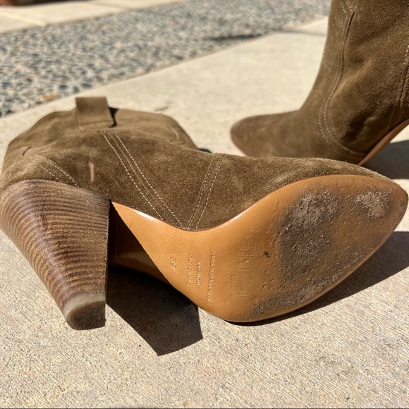 Isabel Marant suede heeled boots booties size 39 / 8 - Picture 6 of 7